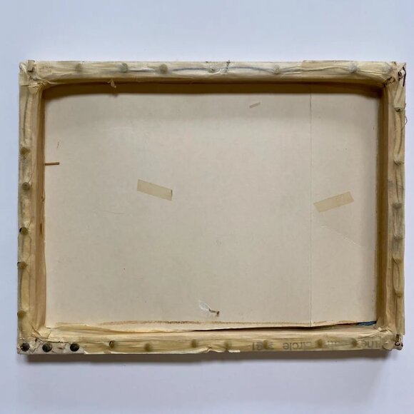 Crewel Embroidered Wall Art Spring Bouquet 0323 Creative Circle 1981 - Picture 8 of 8